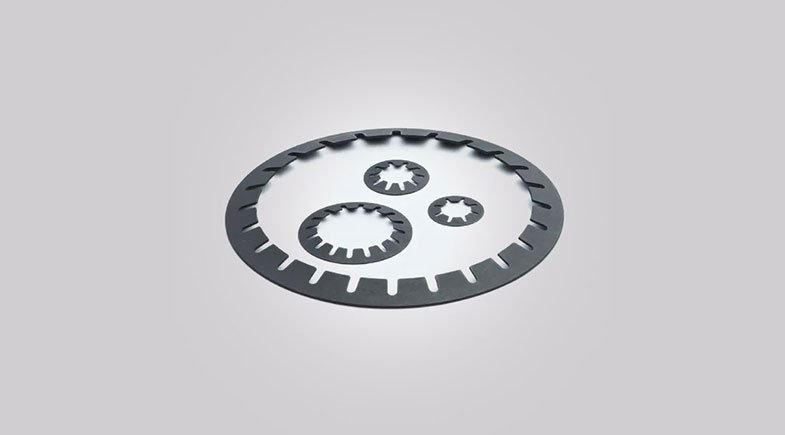 Image of a Slotted Disc Spring with radial cuts